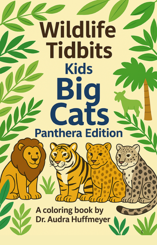 Big Cats Coloring Book (Digital Download)